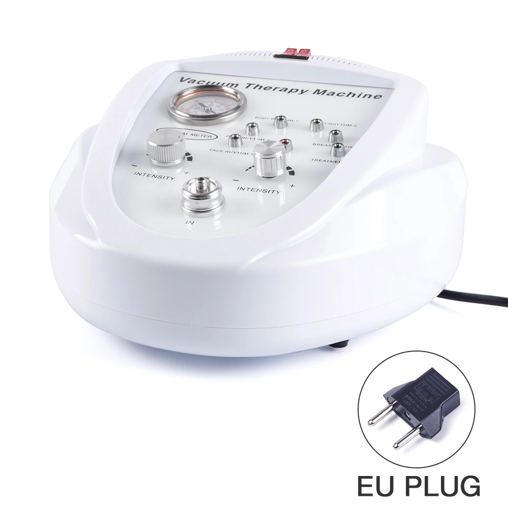 EU PLUG (220-240V) Вакуумная Массажная терапия машина увеличение насос лифтинг груди усилитель чашка-массажер и тело формирование красоты устройство - Цвет: EU PLUG (220-240V)