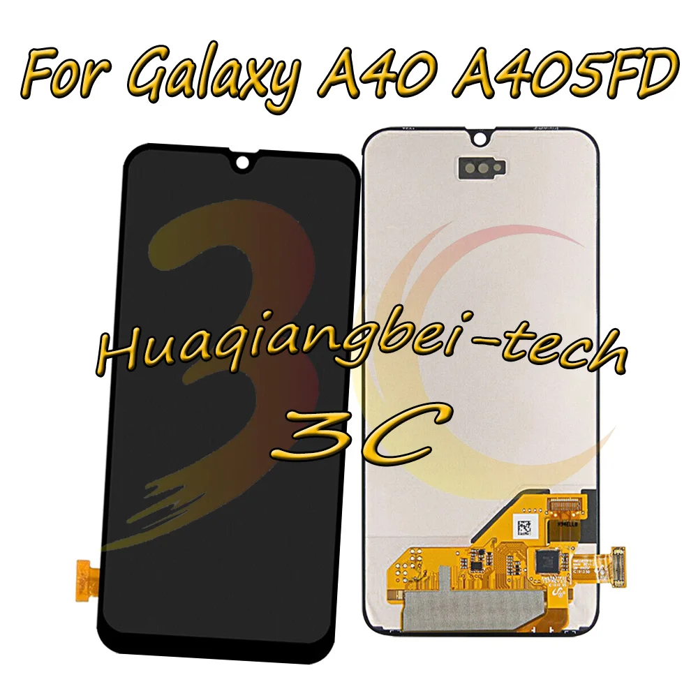 

For Sam sung G alaxy A40 A405 A405FD A405FN A405FN/DS A405FM/DS Full LCD DIsplay + Touch Screen Digitizer Assembly 100% Tested