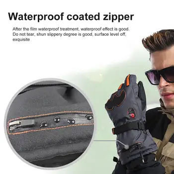 

Ski gloves waterproof Windproof gloves with touch screen function heated gloves for snowboard warm snowmobile unisex gloves