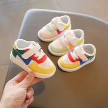 

2022 Autumn New Baby Shoes 0-1 Soft Sole Shoes Men's and Women's Breathable Mesh Shoes Sneakers Outsole Material Fashion Element