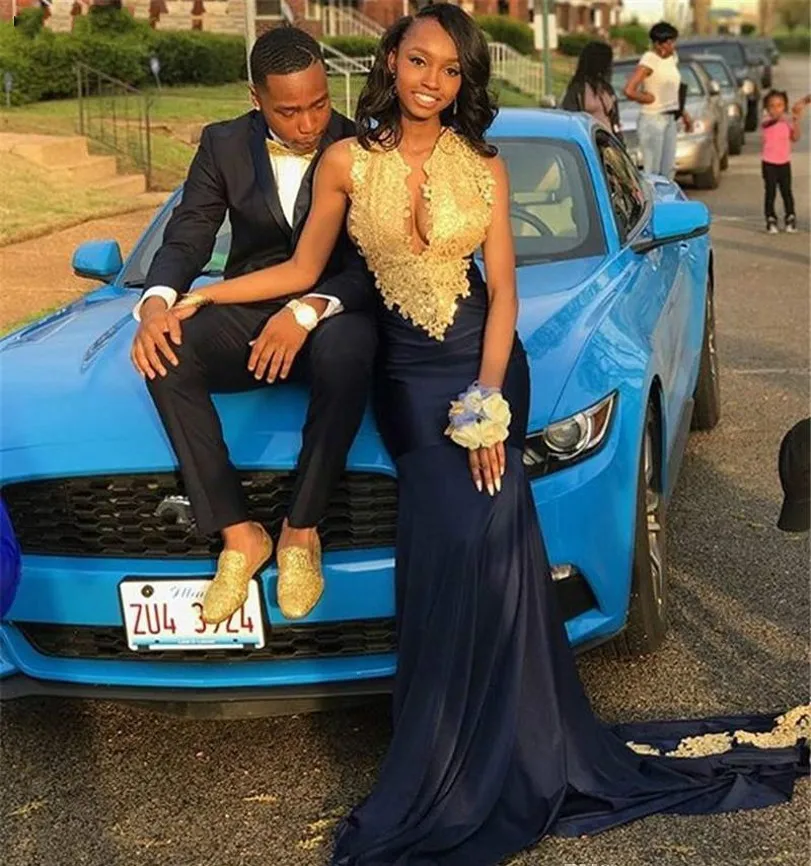 Robe Soriee African Black Girls Prom 
