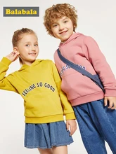 Balabala dzieci odzież dziewczyny jesień bluzy nowy styl chłopiec jesień ubrania sweatershirt dziecko z kapturem 2019 bluzy odzież