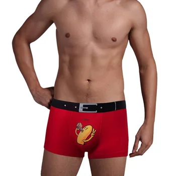 

MONERFFI 2020 Brand New Mens Underwear Boxer Hombre Boxershorts Men Boxers Sexy Male Underpants Printed Cartoon Size M-3XL