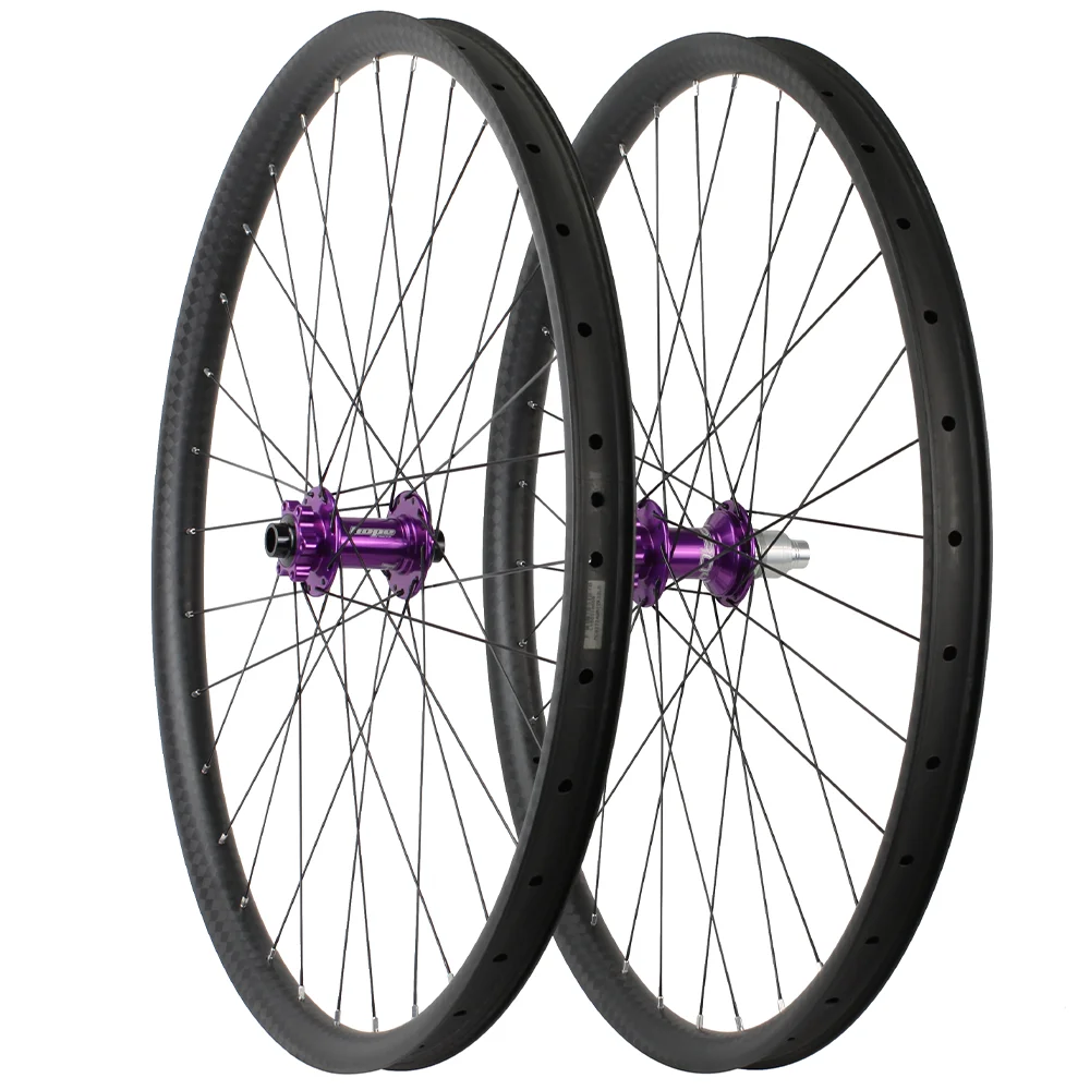 29er Углеродные Диски mtb колеса hope pro4 boost 110x15 148x12 бескамерные велосипедные 35x25 мм 1420