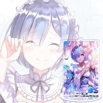 

Anime Re: Life in A Different World from Zero Rem Beatrice Emilia Acrylic Stand Model Toys Action Figure Pendant