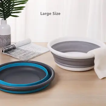 

Foldable Portable Basin Folding Travel Outdoor Fishing Camping Wash Vegetables Fruit Washbasin Kitchen Organizer Home Washtub