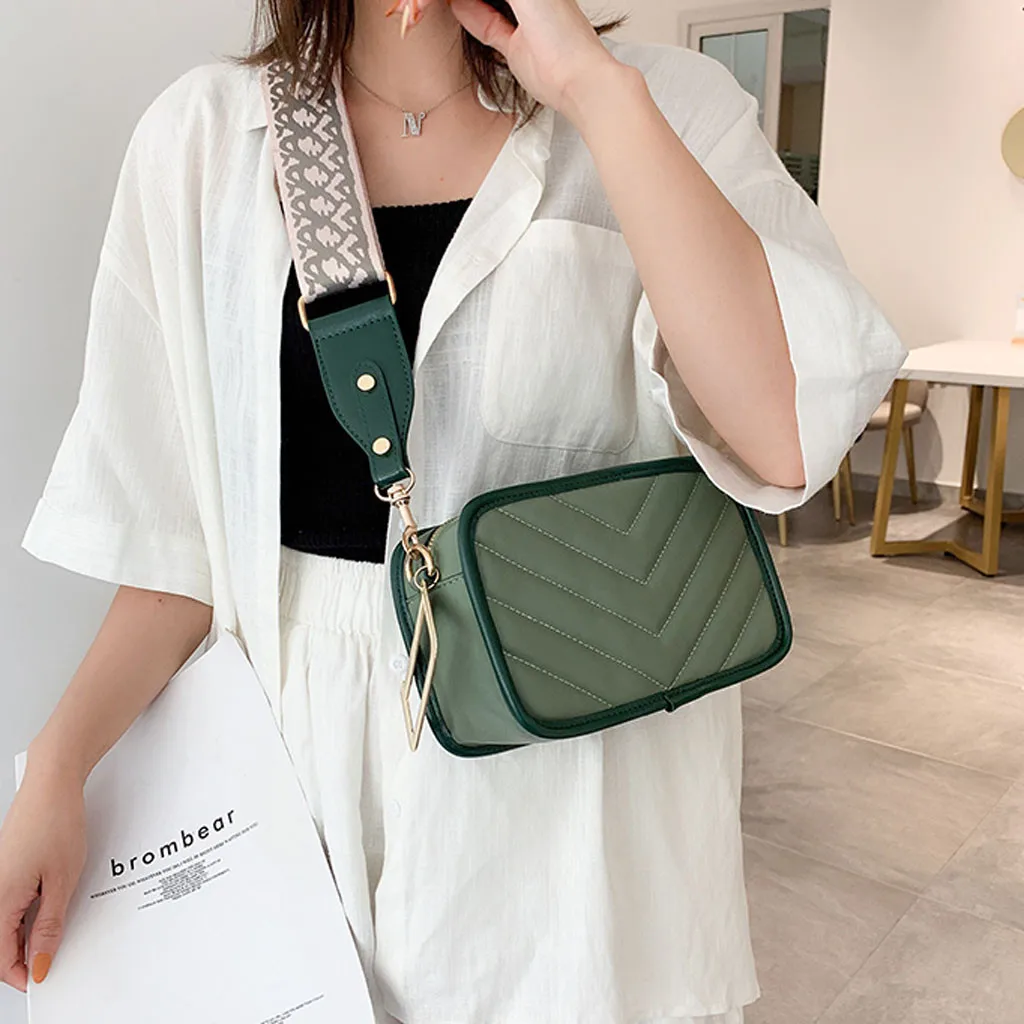 Женские сумки Модные Полосатые Кожаные буквы D ленты через плечо borsa donna handtassen dames bolsa feminina torebka damsk
