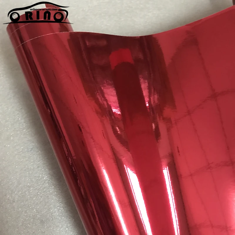 Red Chrome Vinyl Film Sticker-4