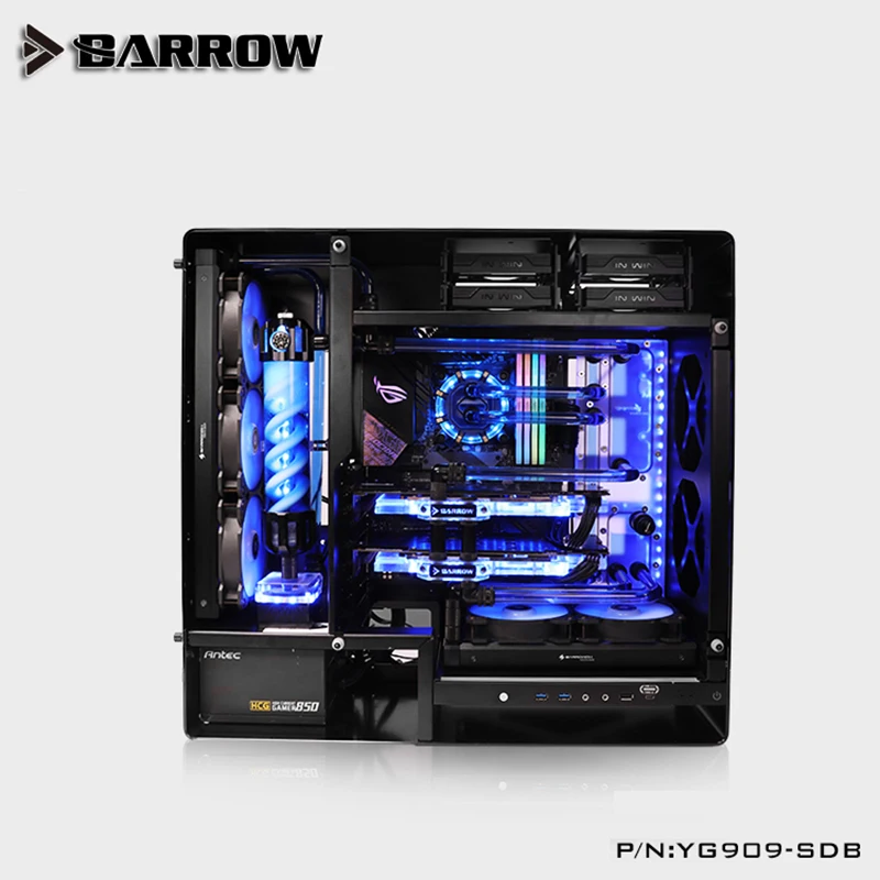 Акриловая доска водный канал для компьютерного чехла IN WIN 909/винтовая