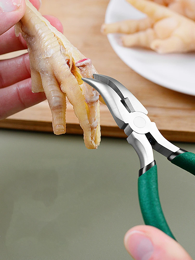 Chicken Feet Boneless Pliers Bone Shaving Scissors Clip Boneless Chicken Duck Goose Claw Boning Knife Bone Needle Nose Pliers