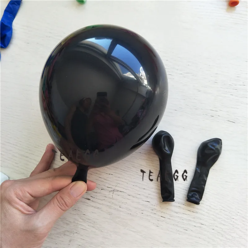 100 шт 5 ''10'' 12 ''18'' 36 ''большой белый черный латексный шар для взрослых, свадебные шары для дня рождения, украшения для вечеринки, Свадебный детский душ
