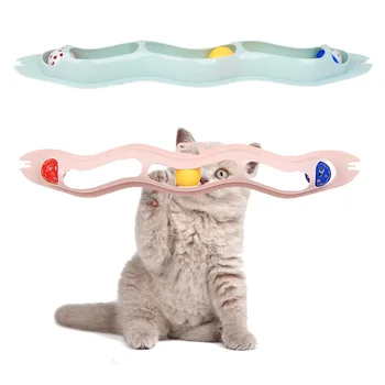

Pet Supplies Interactive Cat Toy For Kitten Scratching Training Education Tracking Ball Puzzle Toys Cats Puzzle Training Toy
