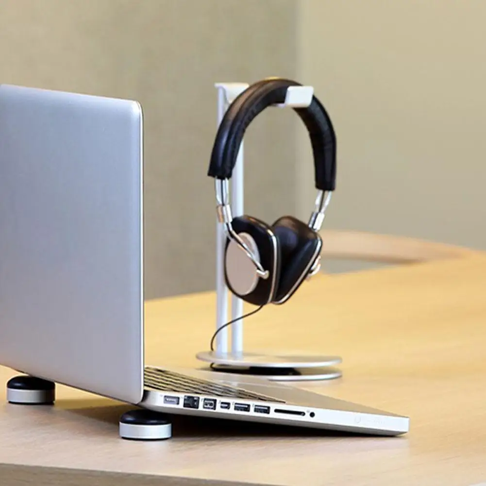 Fashion Durable Aluminum Desk Top Headset Holder Stand Bracket Headphone Display Rack Universal Headphone Table Organizer