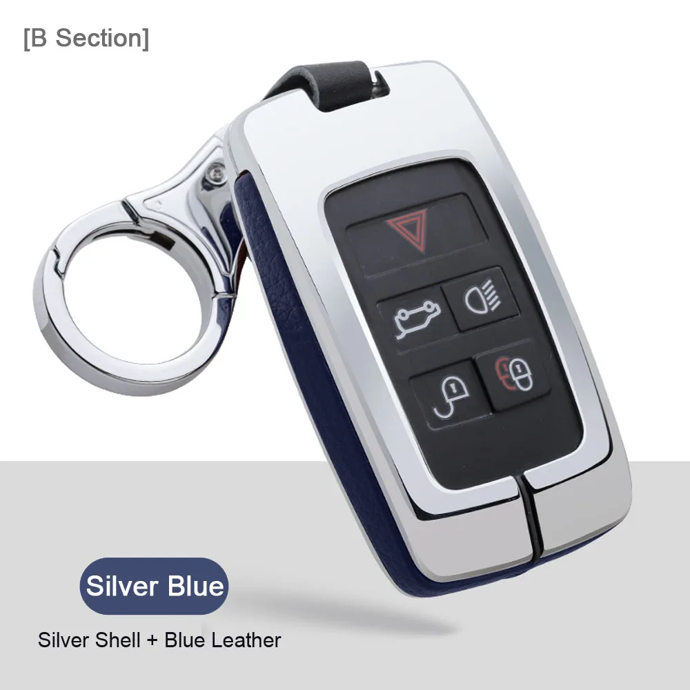Чехол-бумажник с 5 кнопками для Land Rover Range Rover Sport Evoque Velar Discovery 5/Jaguar E-Pace key House