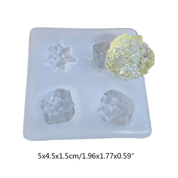

Simulation Stone Crystal Epoxy Resin Mold Decoration Pendant Cake Silicone Mould
