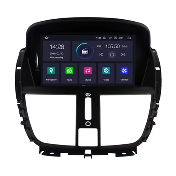 

Android 10 Car dvd player for Peugeot 207 2007-2014 GPS Navigation Radio Stereo Bluetooth USB Multimedia Free Map And Camera