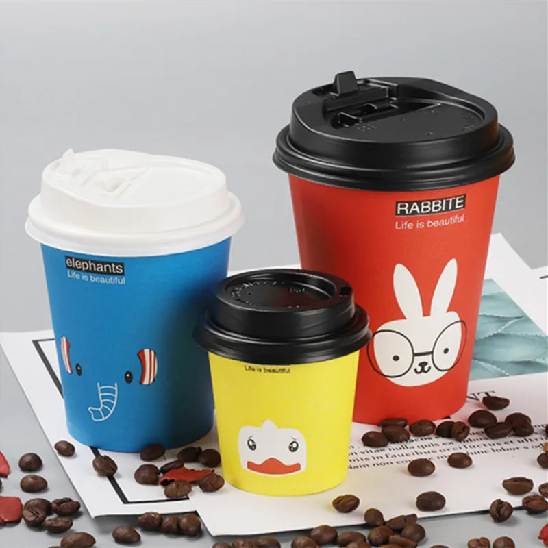 50pcs High Quality Small 4oz 100ml Disposable Coffee Cup Thick Paper Cups  Party Camping Mini Taste Water Beer Drinking Cups - Disposable Cups -  AliExpress
