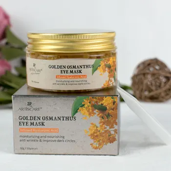 ARTISCARE Gold Osmanthus Collagen Eye Patches Wrinkle Gel Sleep Eye Mask Remove Dark Circles Eye Bag Moisturizing Skin Care 6