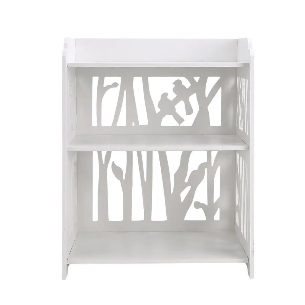 

Modern Bedroom Nightstands Bird Decorative Bedside Table Elegant Wooden Cabinet Small Home Bedroom Storage Shelf