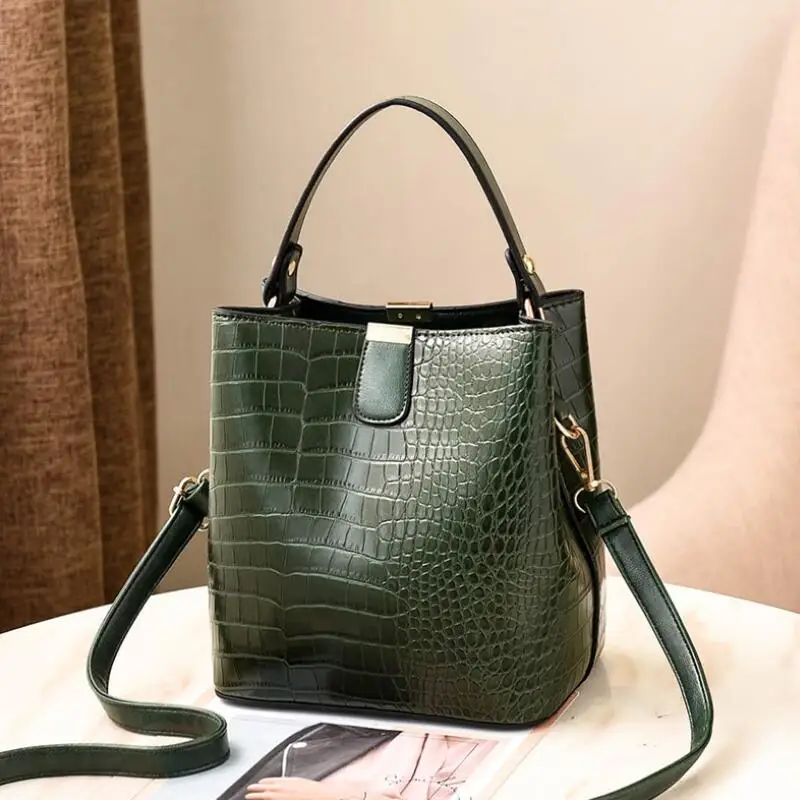 crocodile print handbags