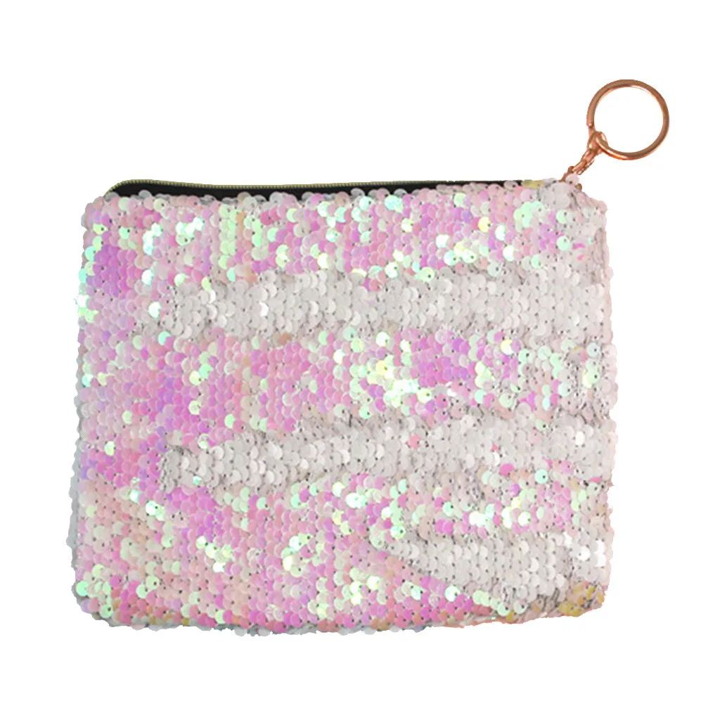

Fashion Women Girl Sequins Handbag Shell Clutch Bag Cosmetic Makeup Wallet Purse Exquisite Sequin Travel Makeup Pouch #R15