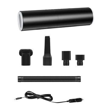 

Car Vacuum Sweeper Handhelp Vacuum Portable Mini Removable Auto Detail Tool Resuable Car Dust Cleaning Accessory White/Black