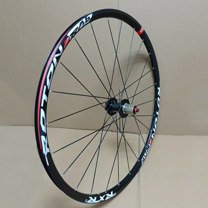 MTB Wheelset 26er 27,5 er 29er колеса для горных велосипедов углеродная ступица велосипеда колесные диски набор дисковых тормозов передние и задние 100/135 мм QR - Цвет: Black-26-Rear