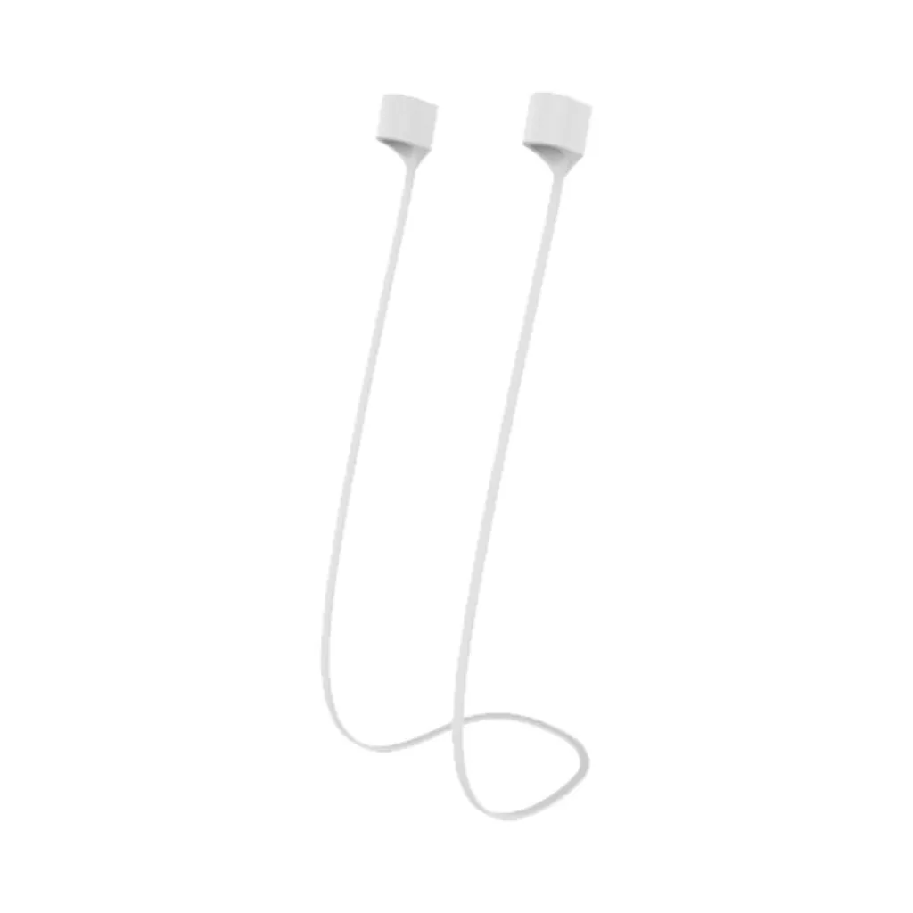 Магнитный ремешок для Apple AirPods Pro с защитой от потери, модный силиконовый крючок для шеи, беспроводной шнур для наушников, мягкая петля, 19Nv - Цвет: White