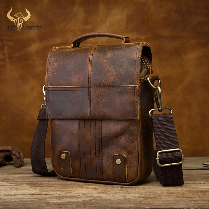 Messenger-Bag Mochila Tote Cross-Body-Bag Cowhide Shoulder Quality 8--Tablet Casual-Design