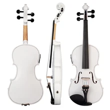 Полноразмерная электрическая скрипка из цельного дерева 4/4 с эквалайзером Bulit-in, отличный подарок для скрипки, начинающих студентов, любителей музыки