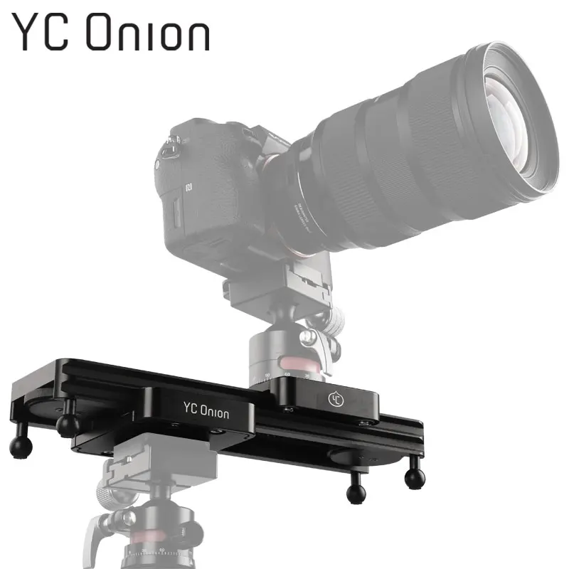 YC UI мини-камера DSLR Долли слайдер Draagbare Ontwerp видео камера трек слайдер Met Verstelbare Demping Voor камера Telefoon Gop