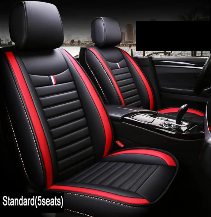 Новое поступление, Всесезонная подушка для автомобильного сиденья, не двигается, универсальный чехол для автомобильных сидений, чемодан, не скользит, общие прыжки, hatchards - Название цвета: Good Red Standard