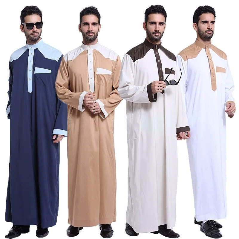 2020 Jubba tobe мусульманская мужская одежда арабский Тауб Thawb Caftan saudi Мужская мужчины