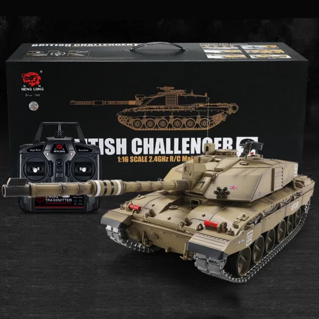 2.4Ghz 1/16 U.K Challenger 2 RC Main Battle Tank 3908-1 RTR 2