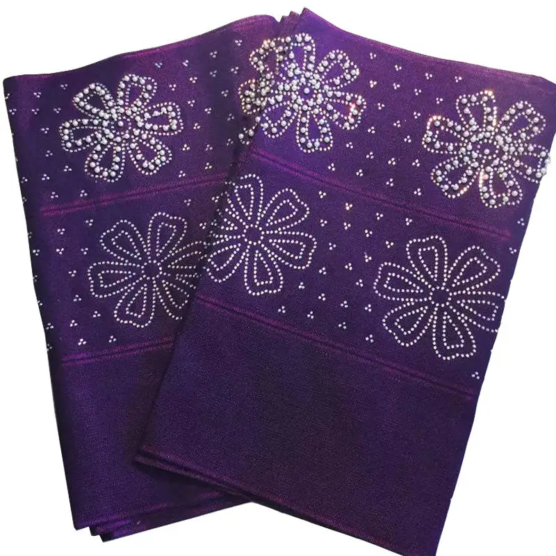 Esewing нигерийский Aso Oke головной убор геле с бисером высокое качество головной убор Aso Oke африканский геле головной убор Aso Oke ткань для свадьбы - Цвет: 5