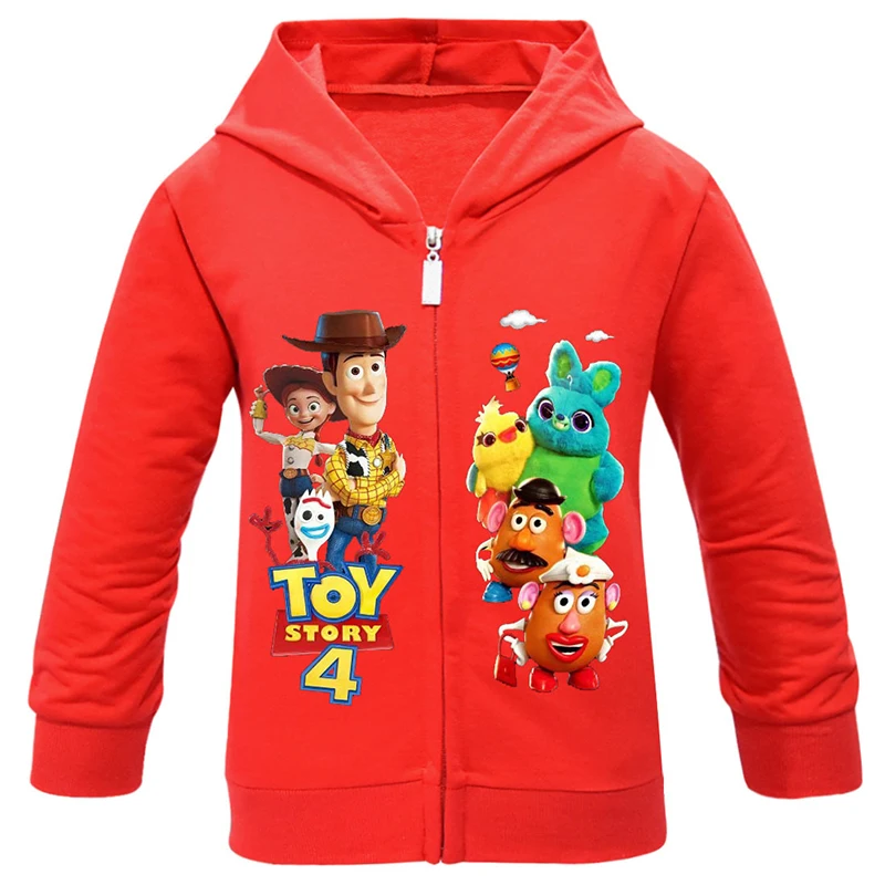 Toy Story Hoodie 6 Одежда для маленьких мальчиков и девочек с героями мультфильма «История игрушек»; толстовка с капюшоном Вуди Базз Лайтер Джесси; Детская осенняя куртка; одежда с героями мультфильмов - Цвет: Toy Story Hoodie 6