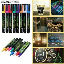 EZONE-resaltador electrónico de 8 colores, rotulador de tiza líquida fluorescente, pintura, grafiti, suministros de oficina, regalo