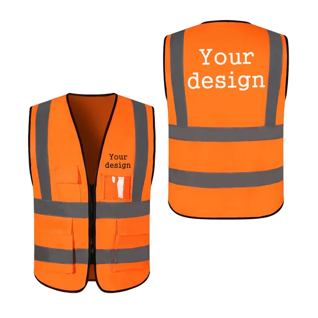 Gilets de sécurité imprimé par sublimation