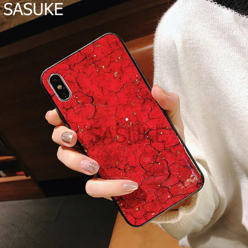 Мягкие силиконовые чехлы для Xiaomi Redmi 5 Plus 6 7 4A 4X 5A 6A S2 Y3 Bling marble Gold foil coques Go Note 4 7| |