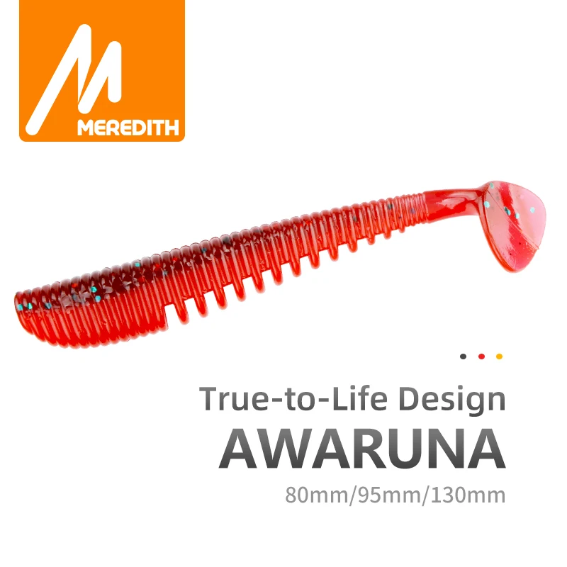 Рыболовная приманка MEREDITH Awaruna, мягкие силиконовые приманки Воблеры 8 см 9,5 см 13 см для рыбалки на карпа|Наживки|   | АлиЭкспресс