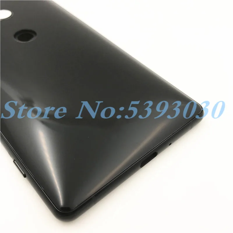Металлический чехол для sony Xperia XZ2 H8216 H8266 H8276, задняя крышка для батареи, корпус, чехол для ремонта с объективом камеры+ логотип