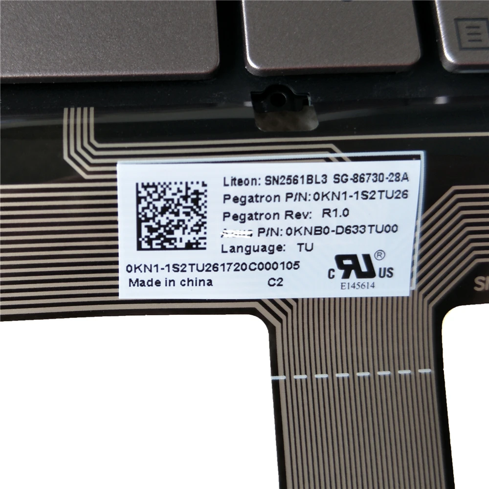 Клавиатура OVY SK SW TI TR для ноутбука ASUS UX490 UX490CA UX490UA с подсветкой P/N:0KN1 1S2E226 0KNB0 D633CS00 0KN10