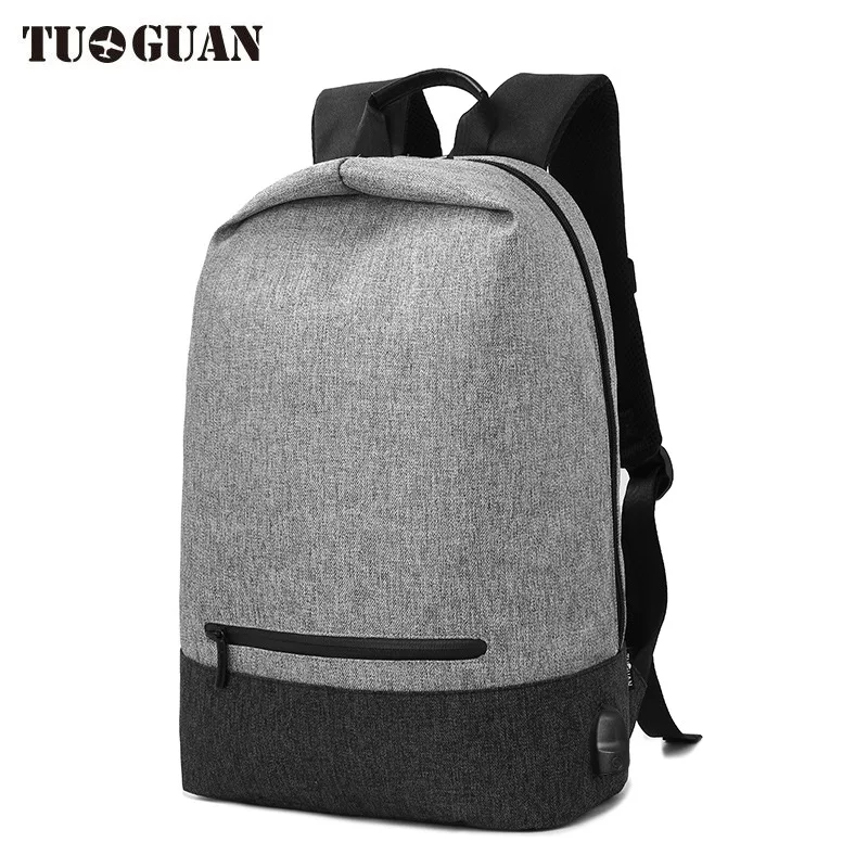 

New Style Anti-theft Backpack Smart USB Charging Backpack Oxford Cloth Korean-style College Student School Bag