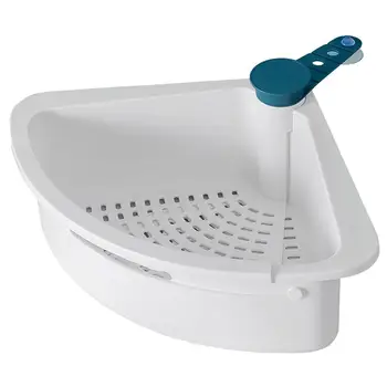 

1pc Folding Lightweight Sink Basket Sink Storage Rack Organizer Washroom