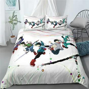 

Anime 3D My Hero Academia Boku No Hero Duvet Cover Set Bedding Sets Quilt Comforter Cover No Comforter