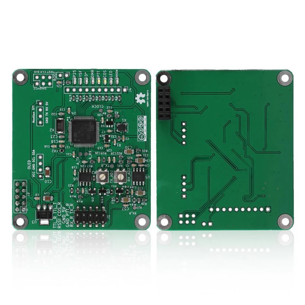 Mmdvm DMR многофункциональные электрические аксессуары зеленый цифровой багажник плата Ретранслятор с открытым исходным кодом PCB Замена для Raspberry Pi