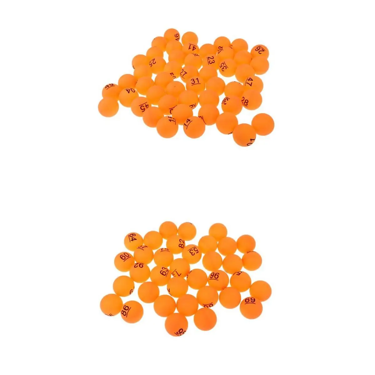 100PCS 40mm Numbered Table Tennis Balls Ping Pong Balls for Game Entertainment (No. 1-100 )