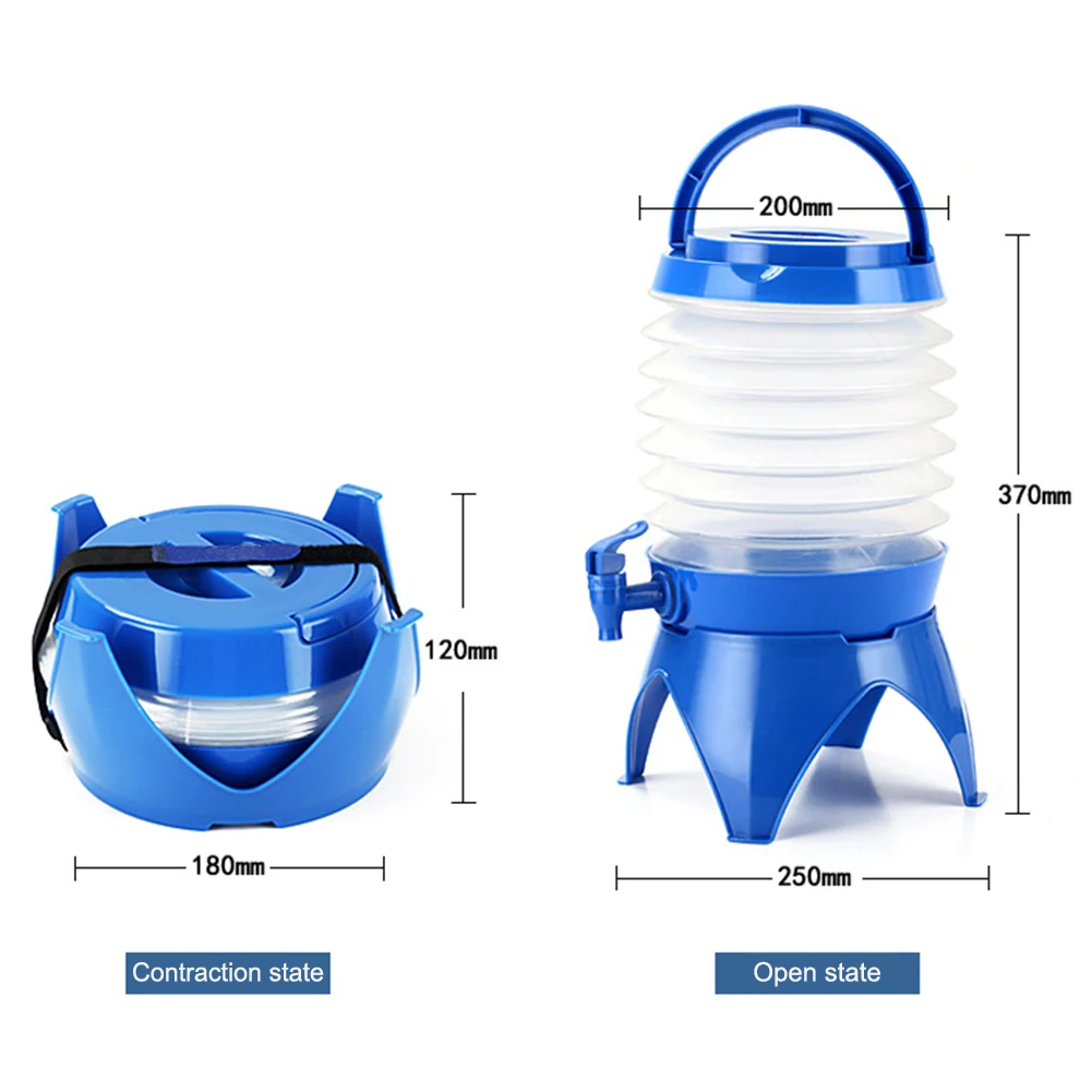 5L складной диспенсер для ванны для напитков контейнер для воды для пикников на открытом воздухе Кемпинг с краном