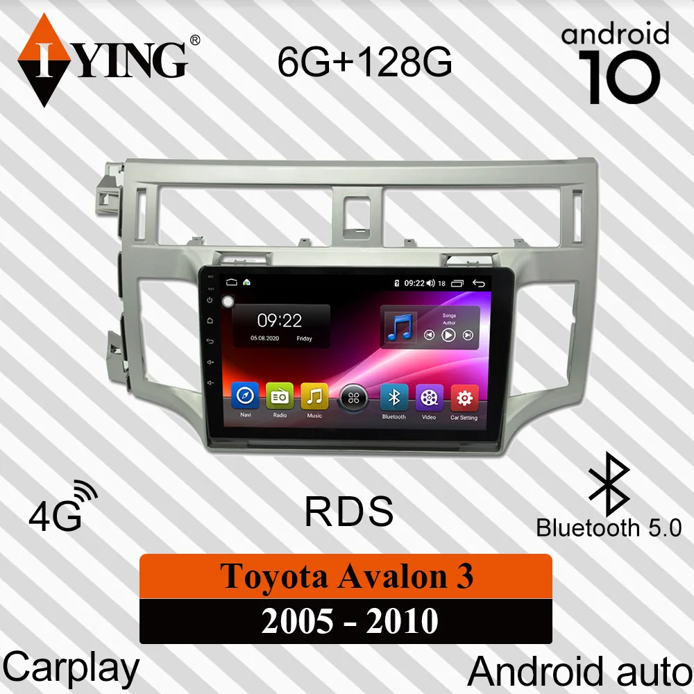 Автомагнитола IYING для Toyota Avalon 3 2005 2010 мультимедийный видеоплеер навигатор GPS Carplay