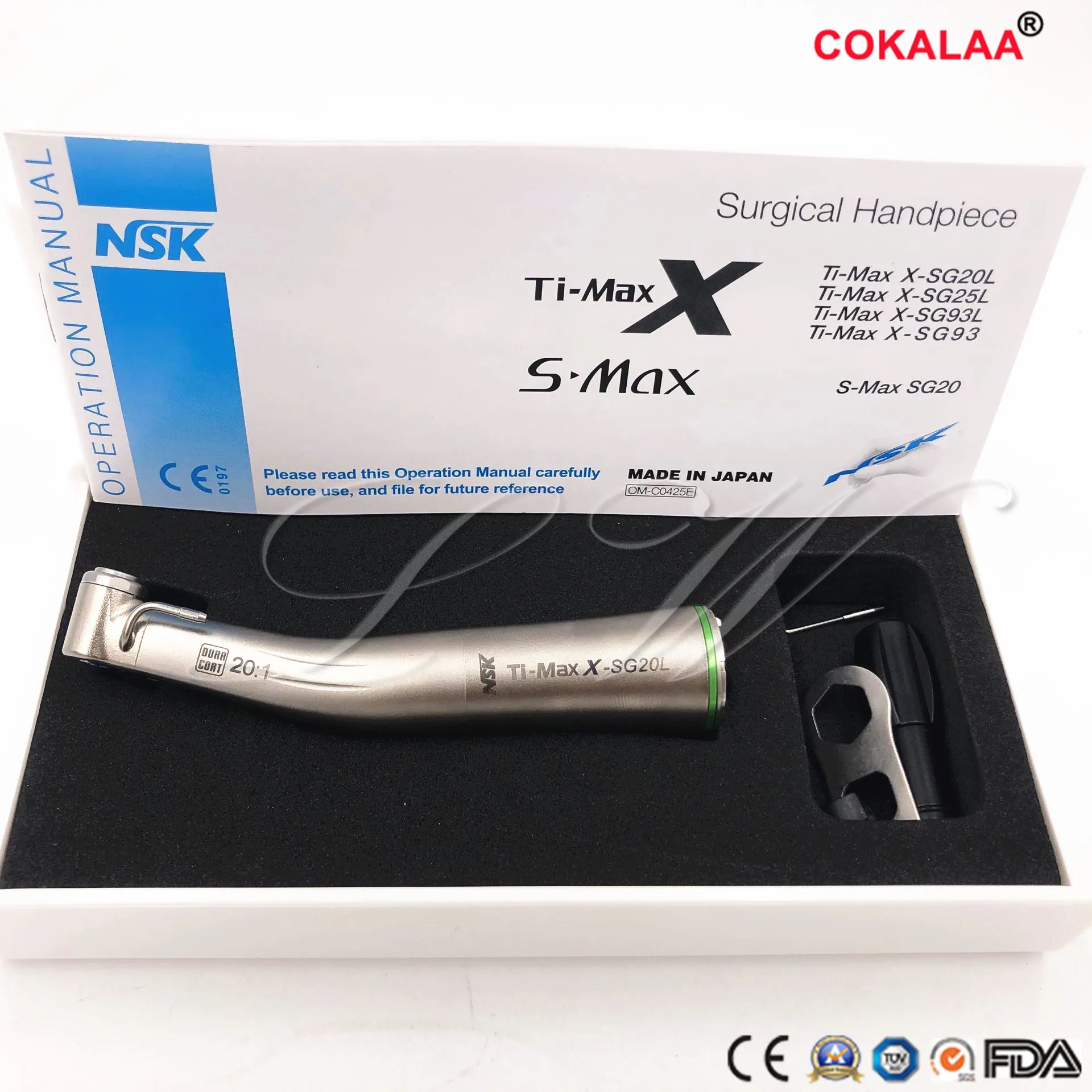 Nsk dental TI MAX светодиодная волоконная электрическая насадка под углом|Отбеливание